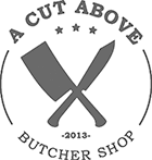 A Cut Above Butcher Shop logo